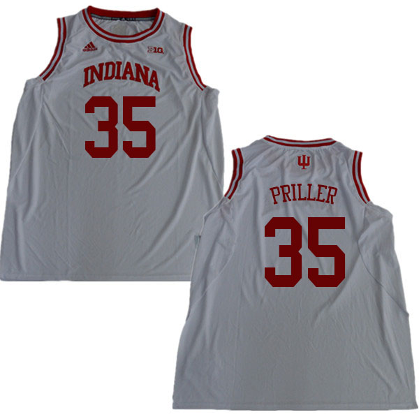 Men #35 Tim Priller Indiana Hoosiers College Basketball Jerseys Sale-White
